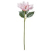 IKEA SMYCKA artificial pink dahlia flower on stem with green leaves, 30cm, indoor use #40587174