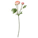 IKEA SMYCKA artificial pink ranunculus flower with green leaves, 52cm #20608002