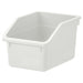 IKEA SOCKERBIT white storage box, rectangular, two labelling sides, recycled polypropylene #70316181