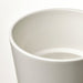  IKEA SOJABÖNA white plant pot 9cm top-down angle showing inside diameter