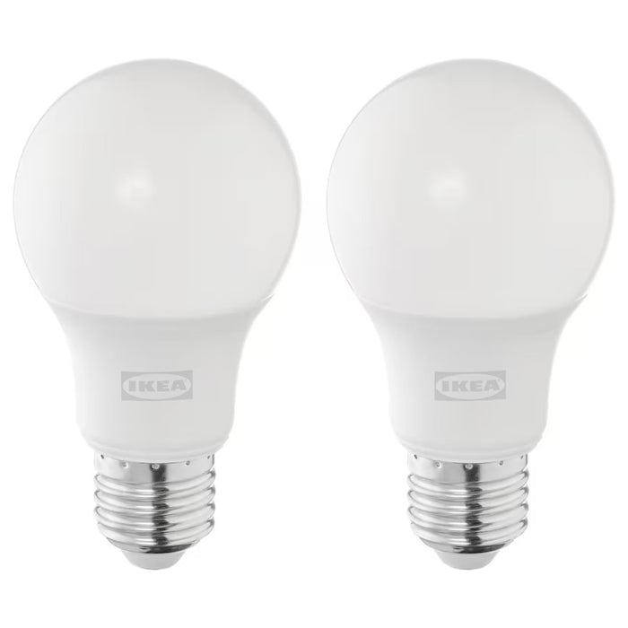 IKEA SOLHETTA LED bulb E27 806 lumen, dimmable/globe opal white