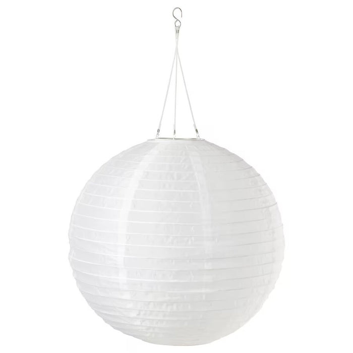 IKEA SOLVINDEN solar pendant lamp, White, durable and sustainable outdoor lighting-70513662