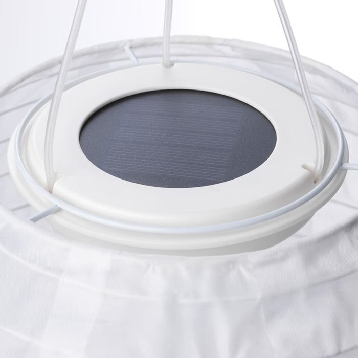 IKEA SOLVINDEN LED solar-powered pendant lamp, outdoor/globe white, 22 cm (9 ")