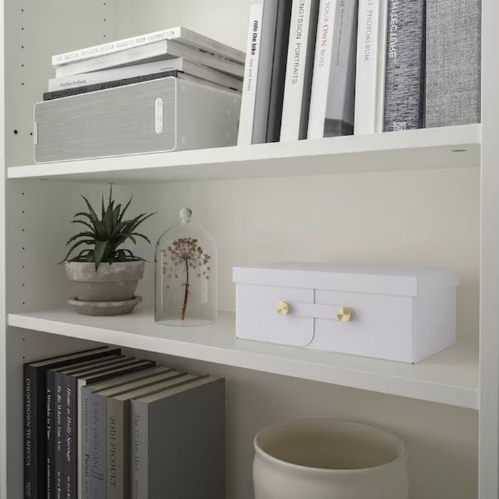 IKEA SPINNROCK Box with compartments, white, 25x16x10 cm (9 ¾x6 ¼x4 ")