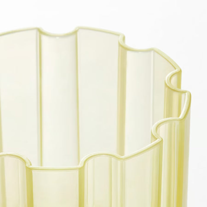 IKEA SPJUTLILJA Jar with Lid Set of 2 — Light Yellow | Stackable Kitchen Storage Jars with 100 pack paper napkins
