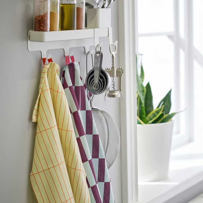 IKEA SPJUTLILJA Cotton Tea Towels (Pack of 2) — Multicolour | Kitchen & Table Decor