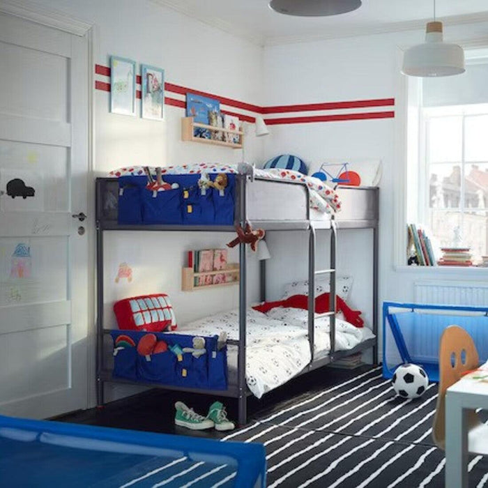 IKEA SPORTSLIG Ball storage/goal,with SPARKA soft toy football/black white