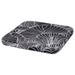 IKEA STAGGSTARR chair pad black white 36x36cm graphic pattern soft foam zippered cover #40511018