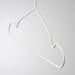  IKEA STAJLIG white metal hanger close-up smooth curves powder-coated steel indoor outdoor