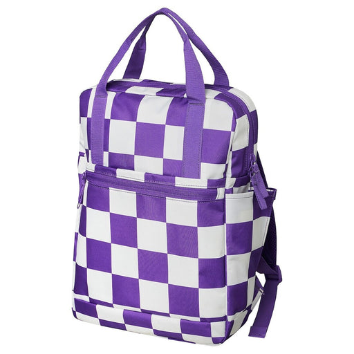 STARTTID backpack in white and bright lilac, 27x9x38 cm, 12-liter capacity-40580059