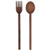IKEA STOCKHOLM walnut salad servers 2-piece minimalist design #00592436