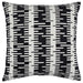 IKEA STOCKHOLM 2025 cushion cover off-white black woven birch pattern front view #20592138