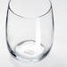 Single IKEA STORSINT clear glass close-up showing crystal-like transparency and elegant shape