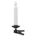 IKEA STRÅLA black clip-on battery-operated LED candle with warm white glow #20635227