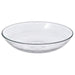 IKEA STRANDKRABBA clear hammered glass deep plate 19cm round bowl shape #30607380