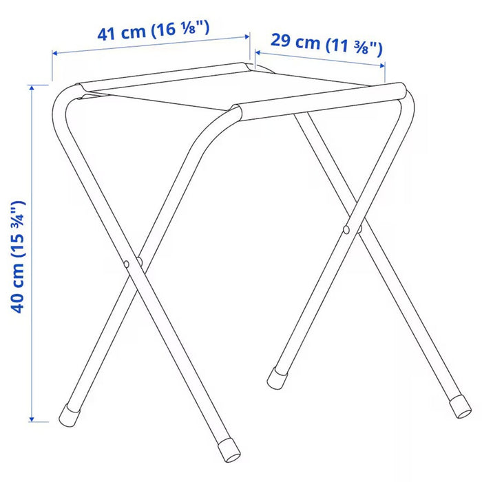 IKEA STRANDÖN Folding stool, green