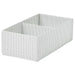 IKEA STUK box with compartments white black 17x32x10 cm flat lay product view #50621525