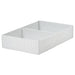 IKEA STUK box with compartments white black 32x51x10 cm flat lay product view #30621531