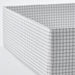  IKEA STUK box with compartments white black top-down view showing two divided sections