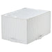  IKEA STUK storage case white/black 34x51x28cm fabric wardrobe organiser #00621537
