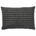 IKEA SVARTPOPPEL cushion cover anthracite 40x58 cm textured pile pattern on sofa #90626408