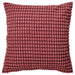 IKEA SVARTPOPPEL cushion cover light red 65x65 cm soft textured recycled polyester on square cushion #90543026