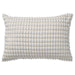 IKEA SVARTPOPPEL off-white textured cushion cover 40x58cm on plain background #30626406