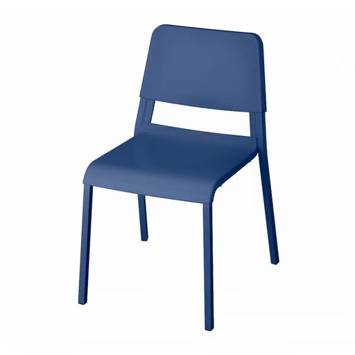 IKEA TEODORES Chair in blue, showcasing a modern design and comfortable molded seat-70530628