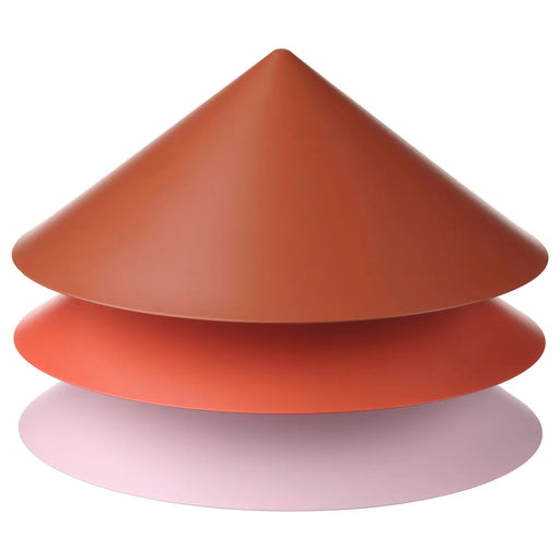 IKEA TESAMMANS multicolour lamp shade 27cm steel cone design on table lamp base #30562664