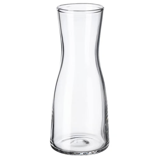 IKEA TIDVATTEN clear glass vase 14cm elegant minimalist shape front view #50335996