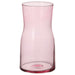 IKEA TIDVATTEN pink glass vase 17cm on dining table with flowers #60617392