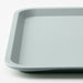 IKEA TILLGÅNG pale green tray top-down view showing flat even surface and angled edges