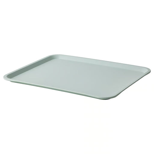 IKEA TILLGÅNG pale green rectangular polypropylene tray smooth edges scratch-resistant surface 37x29 cm #00562298