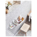  IKEA TISKEN white suction cup organiser holding toiletries and jewellery on tiled bathroom wall