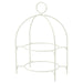 IKEA TOFSAND white powder-coated steel 2-tier plate stand 33cm product flat lay top view #80619601
