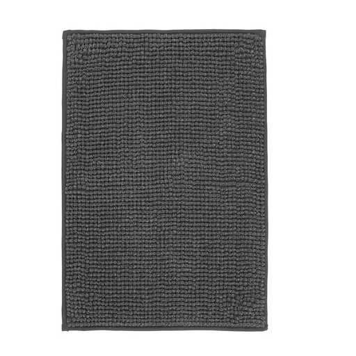 IKEA TOFTBO anthracite dark grey rectangular bath mat 40x60 cm in soft recycled polyester #70610272