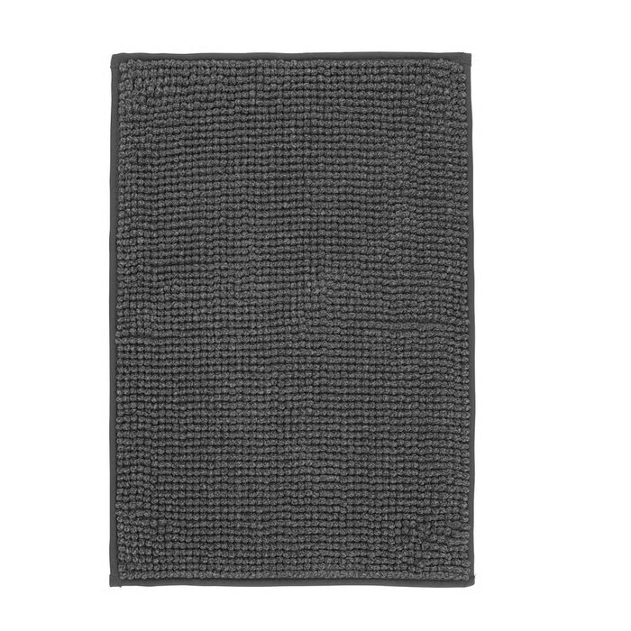 IKEA TOFTBO anthracite dark grey rectangular bath mat 40x60 cm in soft recycled polyester #70610272