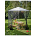 TORPÖN black parasol net for airy outdoor atmosphere