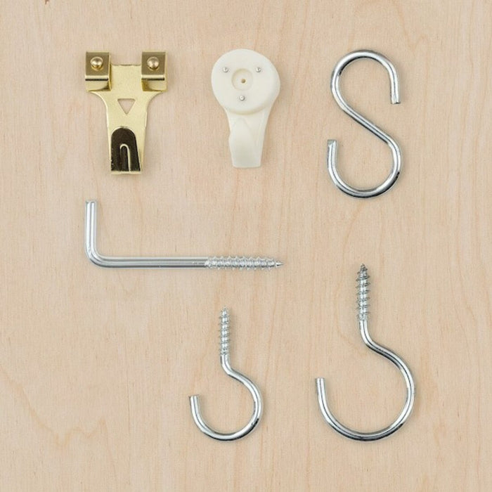 IKEA TRIXIG 85-piece hooks and hanging set