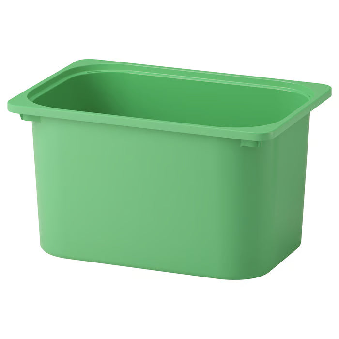  IKEA TROFAST storage box bright green 42x30x23 cm rectangular recycled plastic no lid #20582097