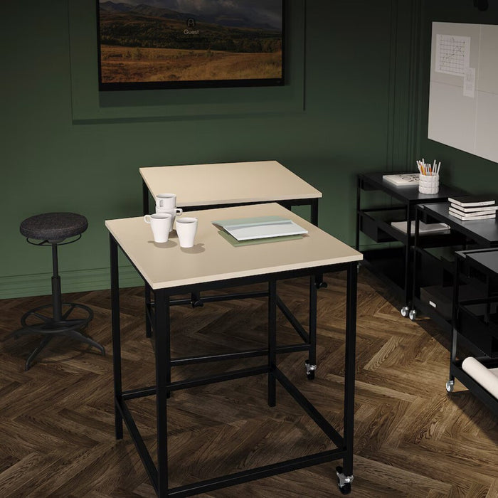 IKEA TROTTEN Underframe supporting a table top in a modern home office setting-10487185