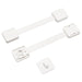  IKEA UNDVIKA white multi latch child safety lock with adjustable strap and adhesive tape components #20339868