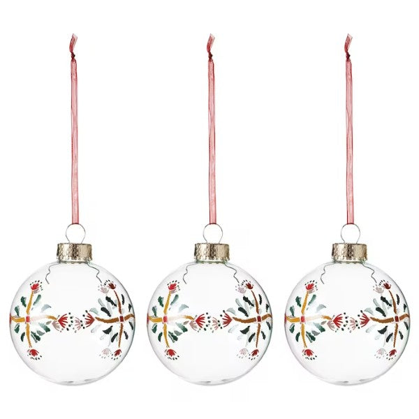 IKEA VINTERFINT Baubles in Holiday Arrangement: Elevate your festive space.
