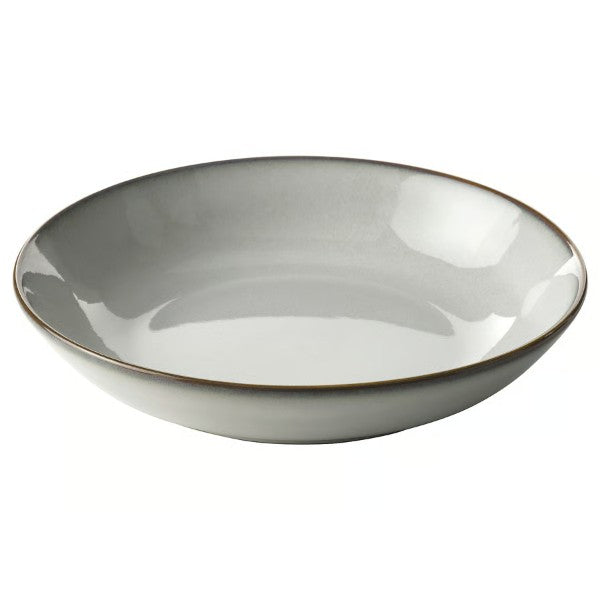 IKEA GLADELIG Deep plate, grey, 21 cm (8 ½ ")  (Pack of 1)