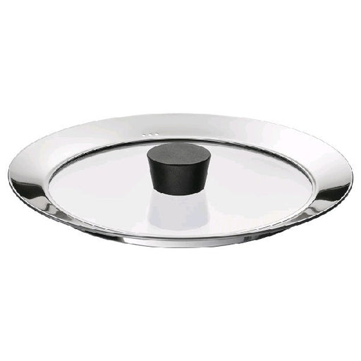 Steam vent feature on IKEA Glass Pan Lid, 23 cm for preventing boiling over 50449196
