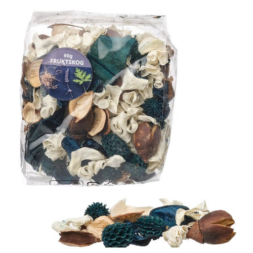 A delightful assortment of dried herbs and flowers in an IKEA potpourri bowl- 00555820