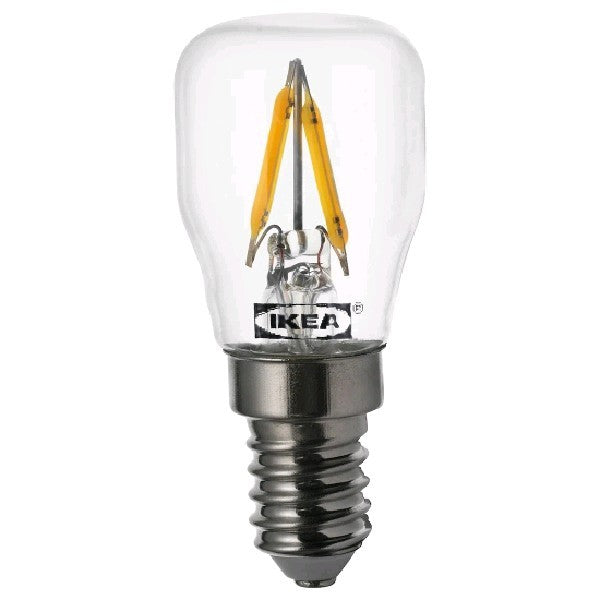 IKEA FADO Table lamp, grey, 17 cm (6 3/4 ") LED sign bulb E14 80 lumen