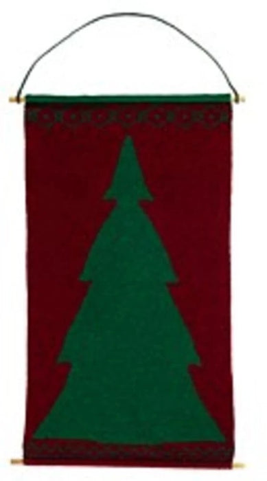 IKEA Wall decoration, knitted red/green, 45 cm with Frame, pink 16x16 cm