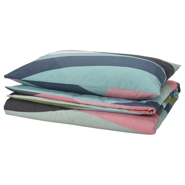IKEA SVALSTJÄRTAR Duvet cover and pillowcase, multicolour, 150x200/50x80 cm (59x79/20x31 ")