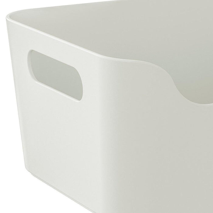 Ikea UPPDATERA Box, white, 34x24 cm with Jar with lid combo (0.3 L, 1.4 L)